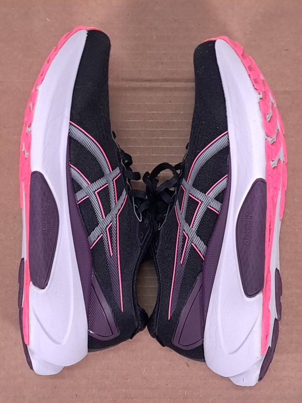 Asics Gel Kayano 30 Shoes Women 9 Black Pink Athletic Running Sneakers 1012B357 - Picture 4 of 16